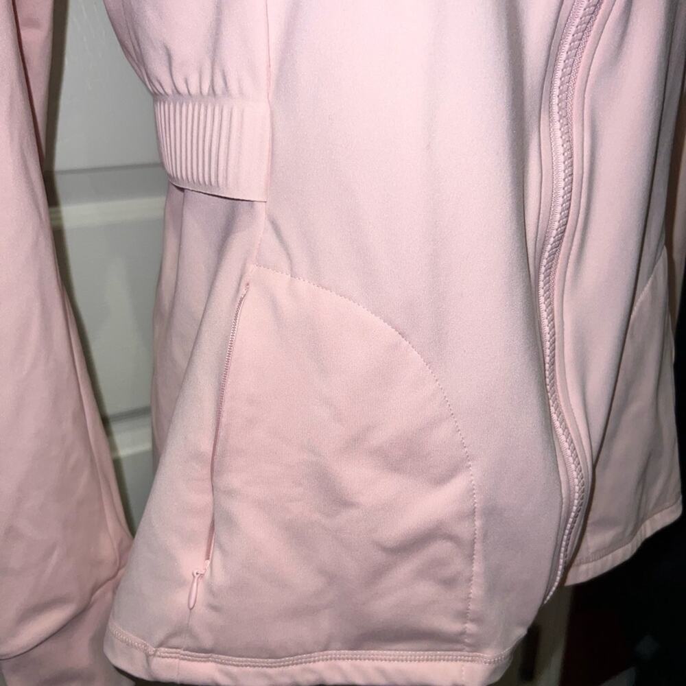 Fabletics trinity performance jacket pink zip up … - image 5